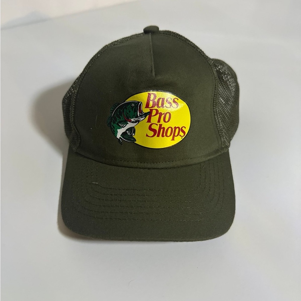 Bass Pro Shops Olive Green Cap with Logo